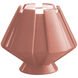 Portable 7 inch 9 watt Gloss Blush Table Lamp Portable Light