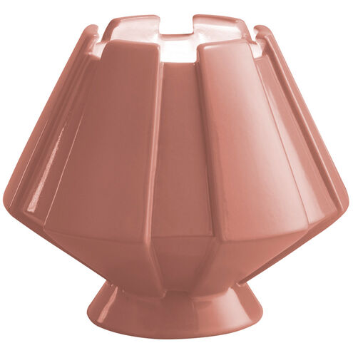 Portable 7 inch 9 watt Gloss Blush Table Lamp Portable Light