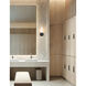 Fusion Collection - Rimini Family 1 Light 4.25 inch Matte Black and Clear Ribbed ADA Wall Sconce Wall Light, EVOLV