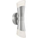 Fusion Collection - Lugano Family 4.75 inch Polished Chrome ADA Wall Sconce Wall Light, EVOLV
