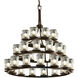 Veneto Luce 36 Light 42 inch Dark Bronze Chandelier Ceiling Light in Clear Textured (Veneto Luce), 25200 Lm LED