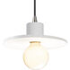 Radiance Collection - Saucer 1 Light 8.00 inch Pendant