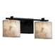 Alabaster Rocks LED 17 inch Matte Black Bath Bar Wall Light