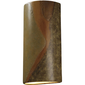 Ambiance Cylinder LED 10.75 inch Hammered Copper Wall Sconce Wall Light, Really Big
