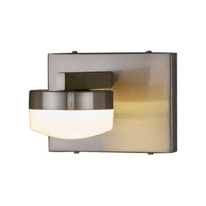EVOLV LED 6 inch Brushed Nickel Wall Sconce Wall Light, Puck Family