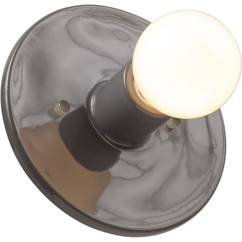 Ambiance Collection 1 Light Gloss Grey Wall Sconce Wall Light