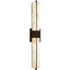 Alabaster Rocks Linear Wall/Bath Wall Light in Dark Bronze