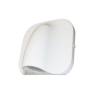 EVOLV LED 6 inch Matte White Outdoor Wall Sconce