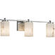 Lumenaria LED 24 inch Polished Chrome Vanity Light Wall Light in 2100 Lm LED, Cylinder with Flat Rim