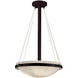 Clouds 3 Light 21 inch Matte Black Pendant Ceiling Light in Incandescent, Bowl