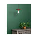 Radiance Collection 1 Light 8 inch Canyon Clay Pendant Ceiling Light