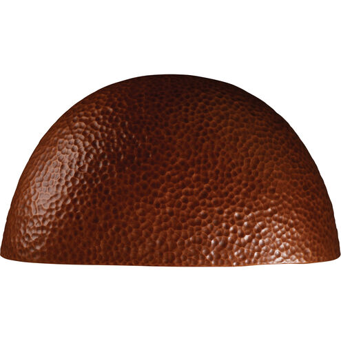 Ambiance 1 Light 15 inch Hammered Copper ADA Wall Sconce Wall Light