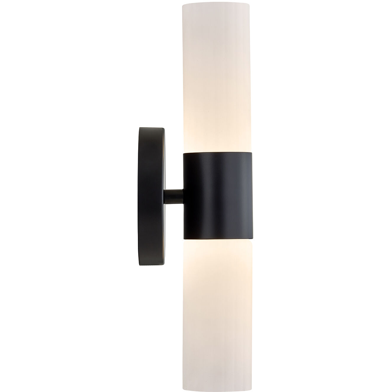 Fusion Collection - Cellini Family 4.5 inch Matte Black ADA Wall Sconce Wall Light, EVOLV