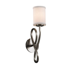 Textile LED 5 inch Dark Bronze Wall Sconce Wall Light