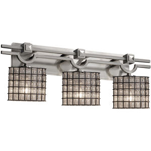 Argyle LED 29 inch Polished Chrome Bath Bar Wall Light in 2100 Lm LED, Swirl with Clear Bubbles, Oval