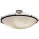 Clouds 6 Light 51 inch Dark Bronze Semi-Flush Ceiling Light in Incandescent, Bowl