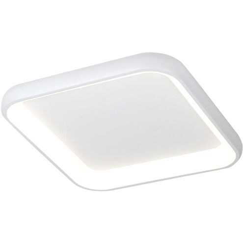 EVOLV LED 25 inch Matte White Flush-Mount Ceiling Light, Polaris Family