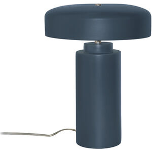Portable 16.5 inch 60 watt Matte White and Champagne Gold Table Lamp Portable Light