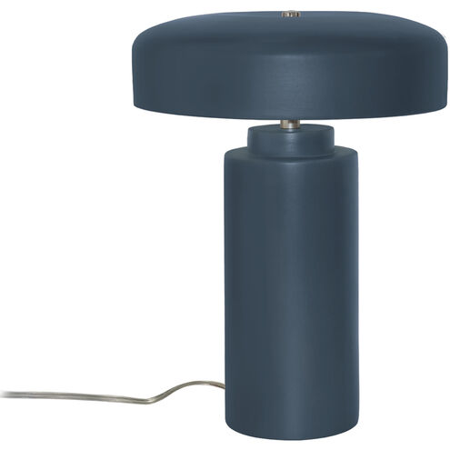 Portable 16.5 inch 60 watt Matte White and Champagne Gold Table Lamp Portable Light