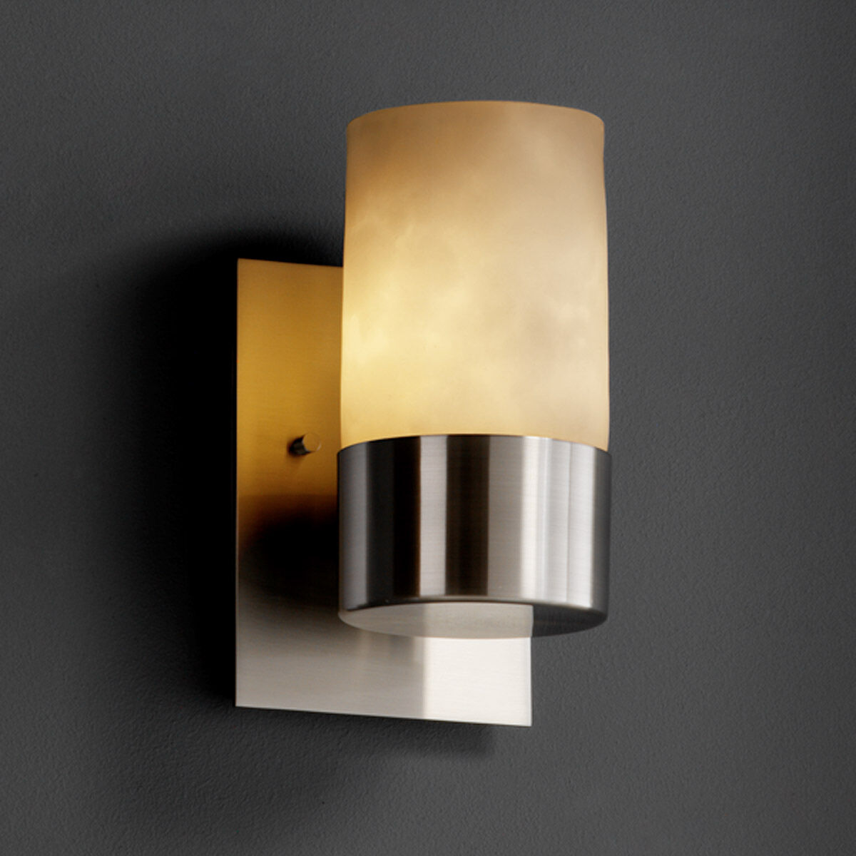 Clouds 1 Light 5 inch Brushed Nickel Wall Sconce Wall Light in 700 Lm LED