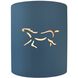 Sun Dagger 1 Light 8 inch Midnight Sky and Matte White Wall Sconce Wall Light