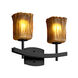 Veneto Luce LED 15.5 inch Dark Bronze Bath Bar Wall Light in 1400 Lm LED, White Frosted (Veneto Luce), Cylinder with Rippled Rim, Archway