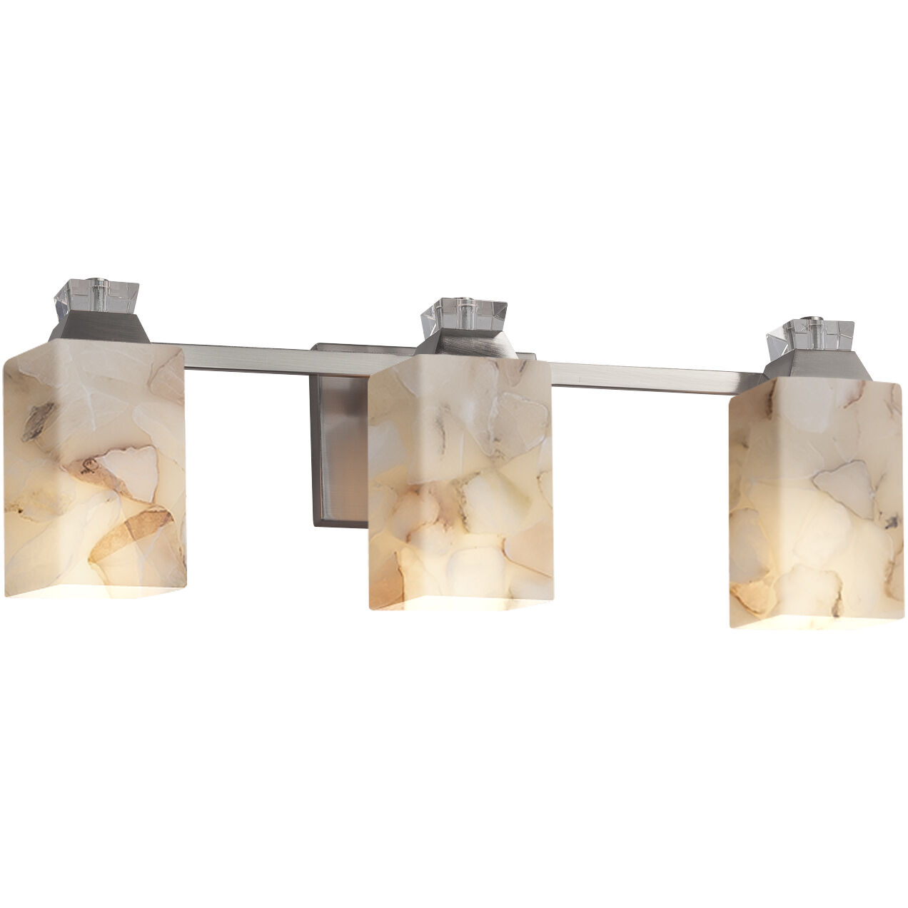 Alabaster Rocks Ardent LED 23 inch Brushed Nickel Bath Bar Wall Light in 2100 Lm LED