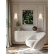 Fusion Collection - Tulsi Family 1 Light 5.25 inch Brushed Brass and Opal Wall Sconce Wall Light, EVOLV