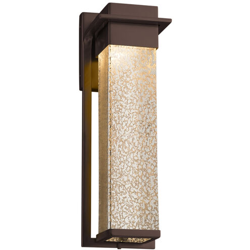 Fusion 16.5 inch Dark Bronze Outdoor Wall Sconce in Mercury Fusion
