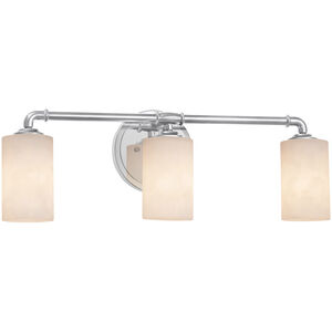 Clouds LED 24 inch Brushed Nickel Bath Bar Wall Light in 2100 Lm LED, Cylinder with Flat Rim