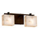 Alabaster Rocks 15.5 inch Dark Bronze Bath Bar Wall Light