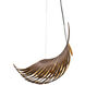 Palmera LED 38.5 inch Soft Bronze and  Gold Pendant Ceiling Light