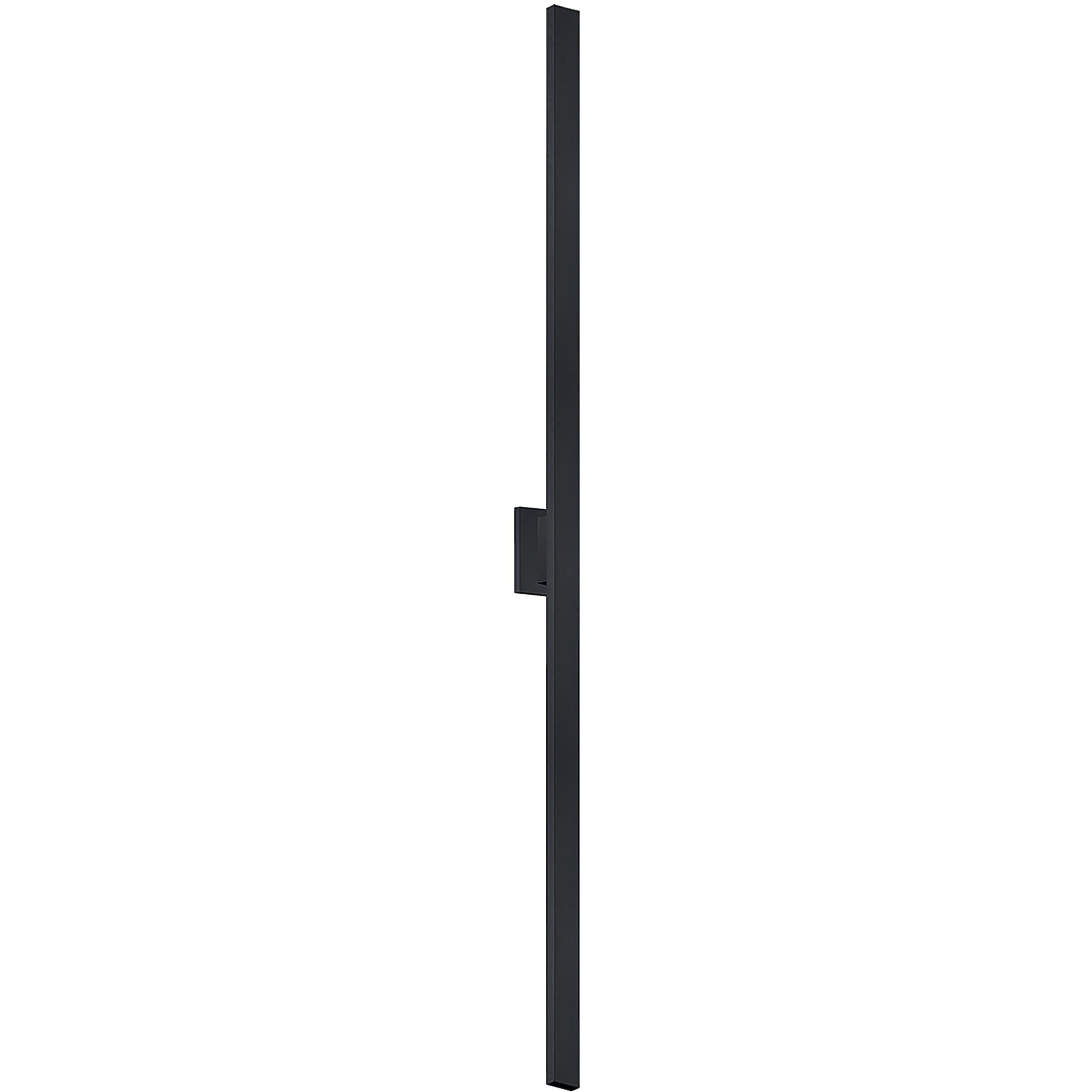 Zarai Family 1 Light 84 inch Matte Black Outdoor Wall Sconce in 3" D x 4.5" W x 84" H, EVOLV
