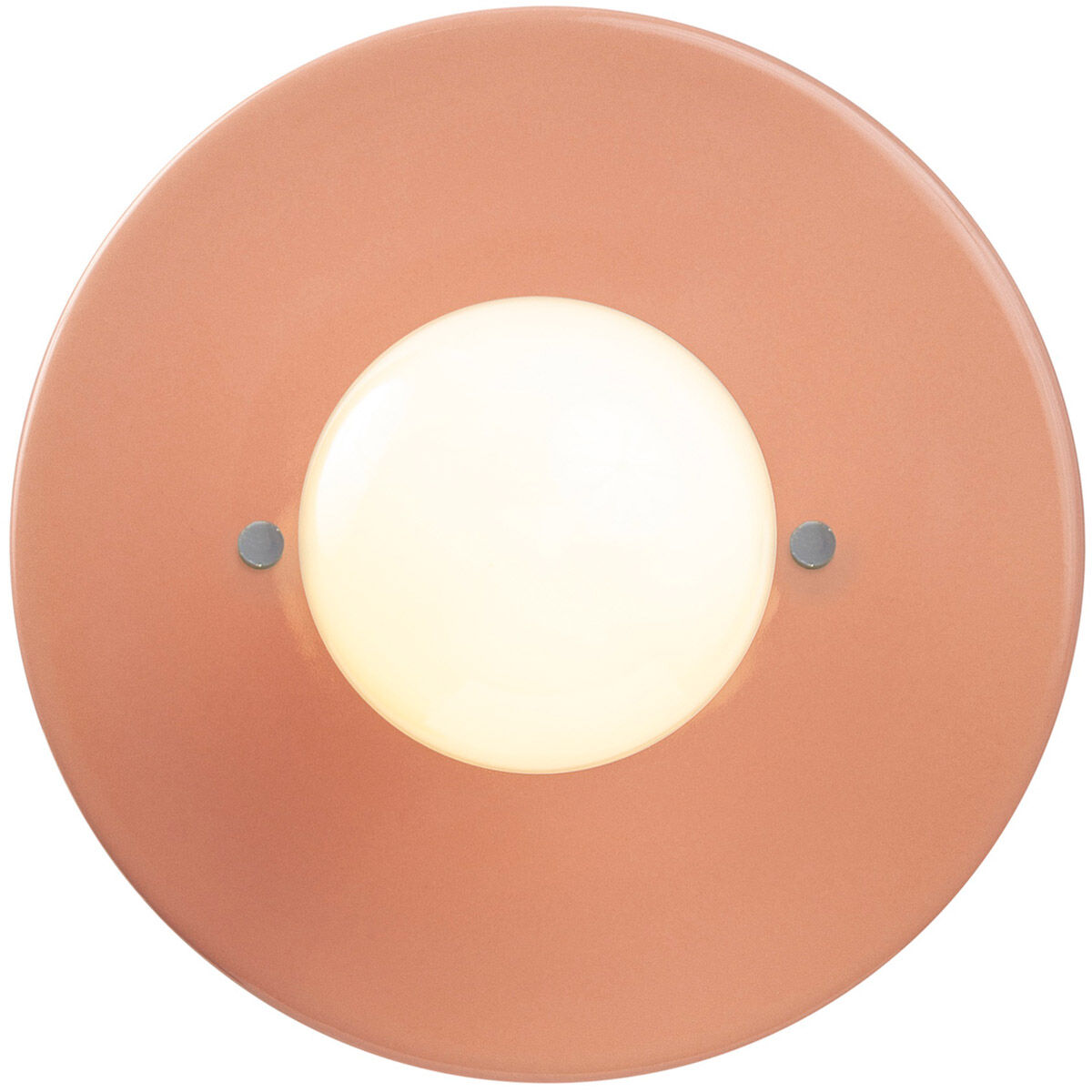 Ambiance Collection 1 Light Gloss Blush Wall Sconce Wall Light