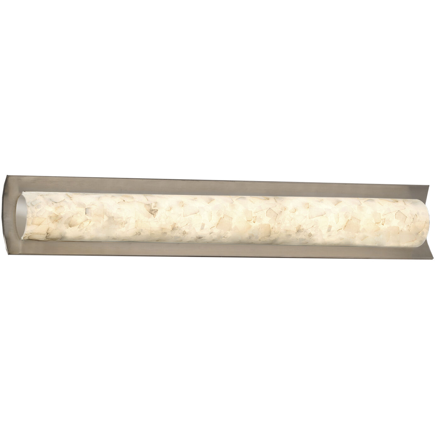 Alabaster Rocks LED 30 inch Brushed Nickel Vanity Light Wall Light