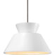 Radiance Collection - Trapezoid 1 Light 14.00 inch Pendant