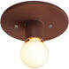 Radiance Collection 1 Light 8 inch Canyon Clay Flush Mount Ceiling Light