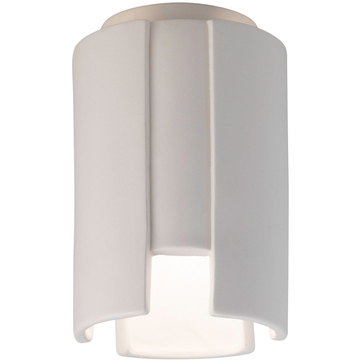Radiance Collection 1 Light 6.25 inch Bisque Flush-Mount Ceiling Light