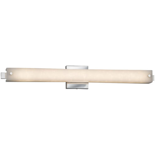 Clouds 30.5 inch Polished Chrome Vanity Light Wall Light