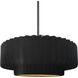 Radiance LED 14.5 inch Carbon Matte Black and Champagne Gold and Brushed Nickel Pendant Ceiling Light