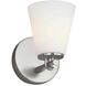 Fusion Collection - Alpino Family 5 inch Brushed Nickel Wall Sconce Wall Light