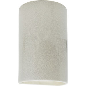 Ambiance Collection LED 12.5 inch White Crackle Outdoor Wall Sconce