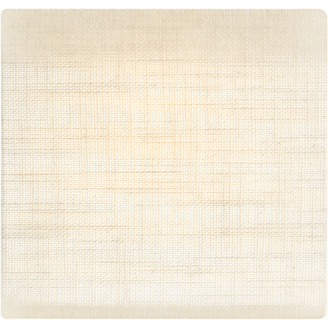Textile Collection - Marco Family 4.25 inch Flush-Mount Ceiling Light in Cream Linen, EVOLV