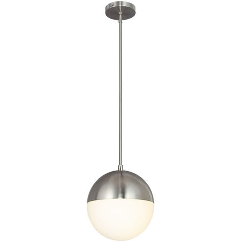 EVOLV LED 10 inch Brushed Nickel Pendant Ceiling Light, Ion Family