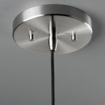 Radiance Collection LED 5 inch Verde Patina with Polished Chrome Pendant Ceiling Light
