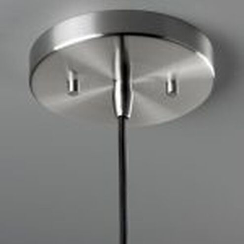 Radiance Collection LED 11.75 inch Matte White and Champagne Gold with Dark Bronze Pendant Ceiling Light