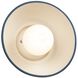 Ambiance Collection 1 Light 10 inch Midnight Sky with Matte White internal finish Wall Sconce Wall Light in Midnight Sky/Matte White, Form+Finish+Function