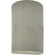Ambiance Cylinder LED 5.75 inch Celadon Green Crackle ADA Wall Sconce Wall Light, Small