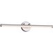 Fianco 1 Light 24.5 inch Brushed Nickel Bath Vanity Light Wall Light