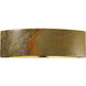 Ambiance Arc LED 19.5 inch Harvest Yellow Slate ADA Wall Sconce Wall Light